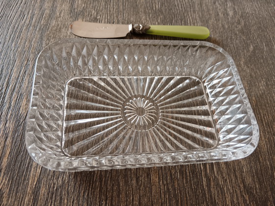 Image 1 of Butterdose (DURELAX) - mit Messer (EME) aus den 1970er Jahren