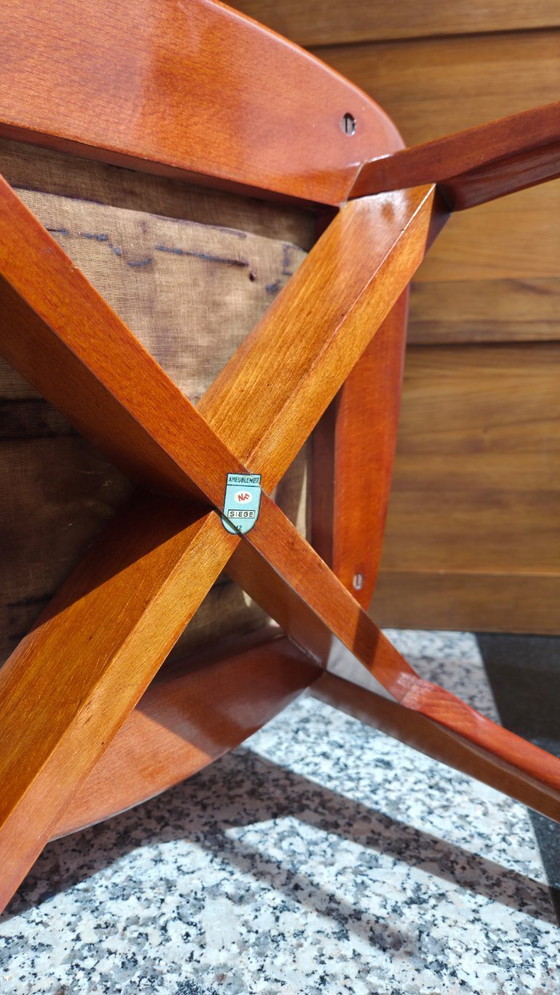 Image 1 of Complete vintage Mid-century Modern dining set with sideboard, table, and 8 chairs