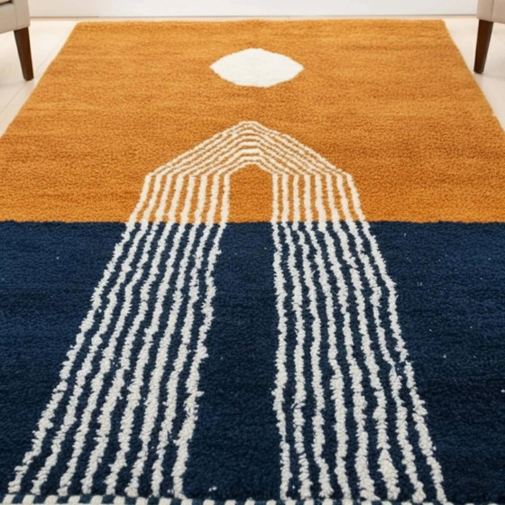 Alfombra bereber grande hecha a mano 3x2 m – Wool, Modern (photo 2 of 14)