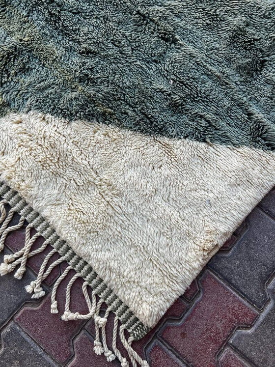 Off-white marokkanischer Teppich mit geometrischen Mustern, 160cm x 260cm – Teppiche & Läufer, Wool (photo 4 of 8)