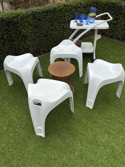 Casalino-Hocker von Alexander Begge für Casala 1970