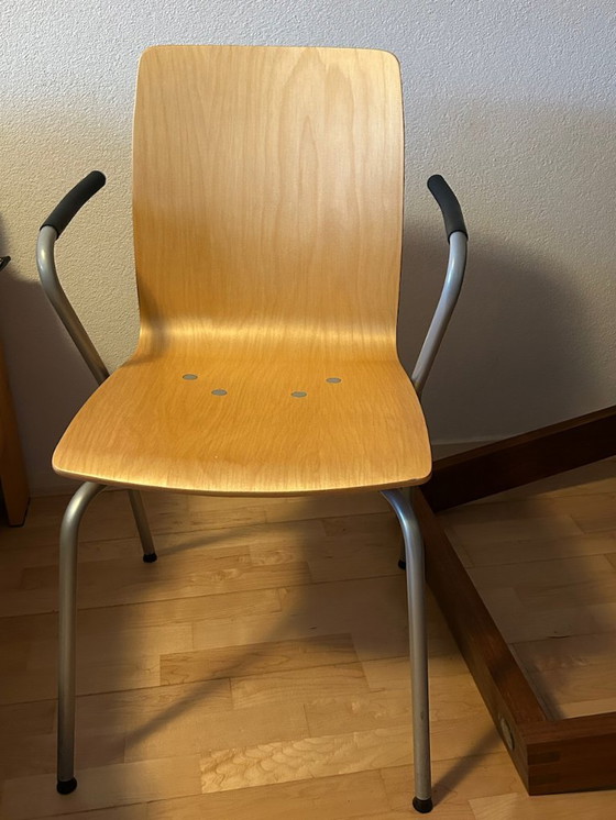 Image 1 of 4 VicoDuo dining/office chairs by Fritz Hansen, designed by Magistretti