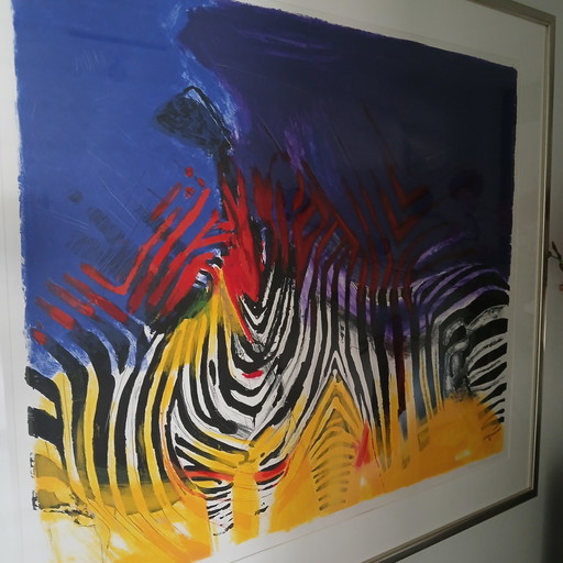 Frank Le Jeune screen print two of a kind