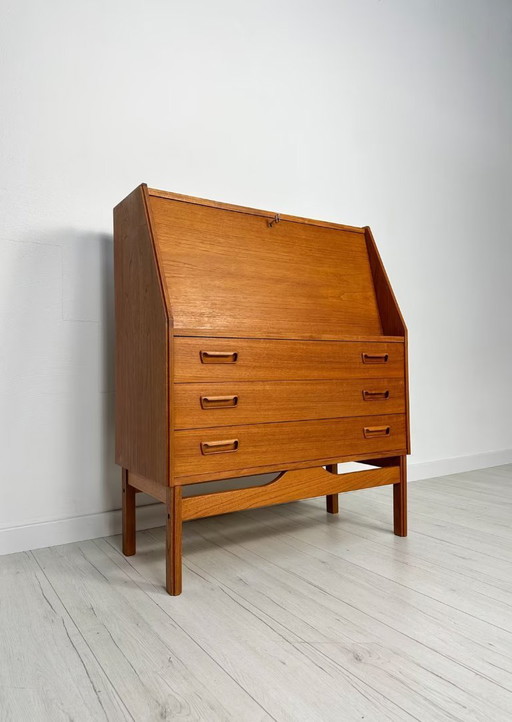 Vintage Dänischer Teak Sekretär von Dyrlund 60er 70er Jahre