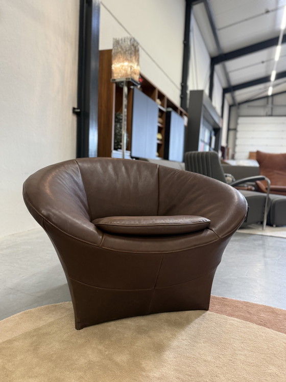 Image 1 of Label van den Berg Ace Lounge, cuero marrón.