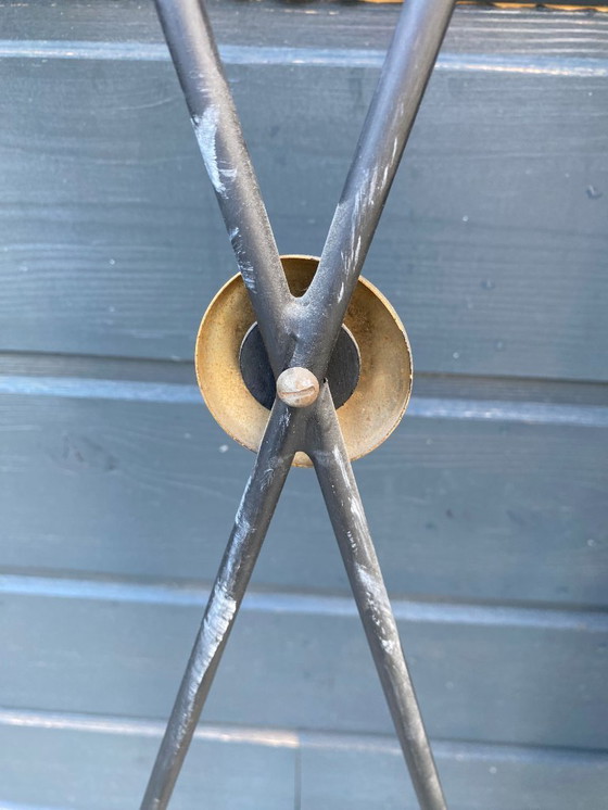 Image 1 of Garderobe wandkapstok entree spiegel 182x64cm 1950 vintage