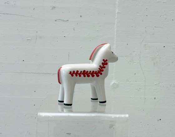 Image 1 of Dala Pferd Serie VINTERFINT aus Keramik von IKEA, 2020er Jahre