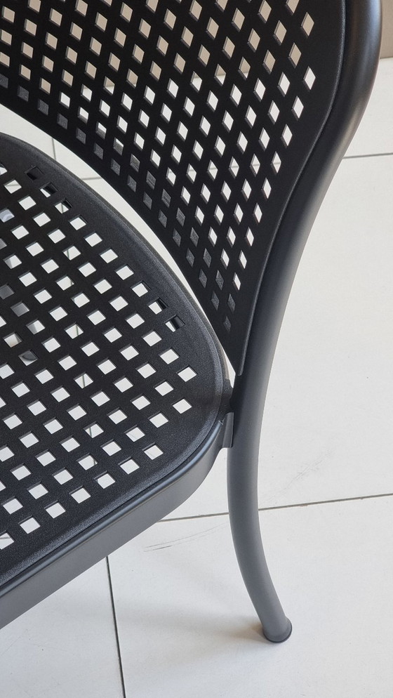 Image 1 of Silberner Stuhl von DePadova.  