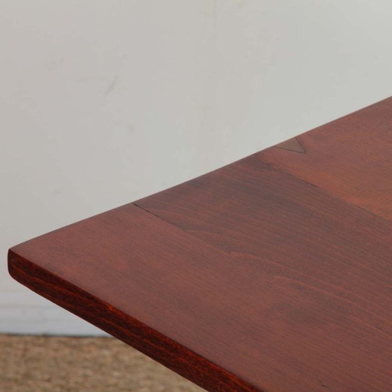 Image 1 of High wooden table, French work from the 1940s