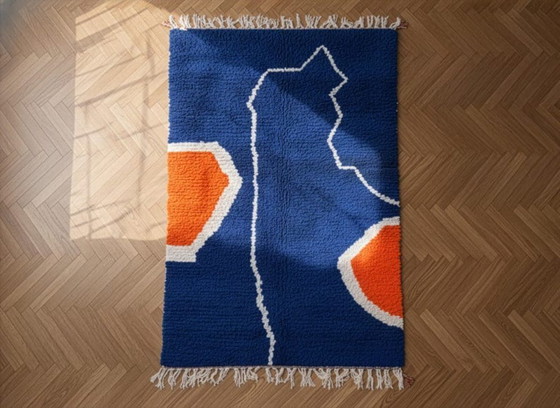 Image 1 of Tapis marocain artisanal en laine 250cmx150cm