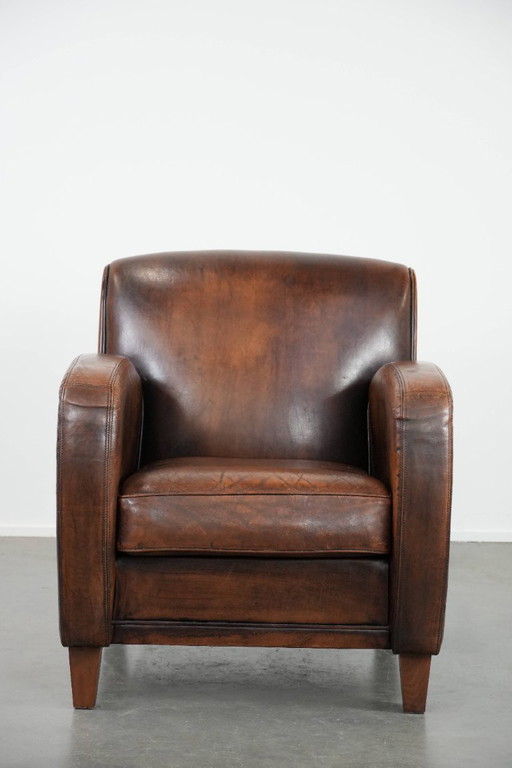 Vintage Schaffellsessel