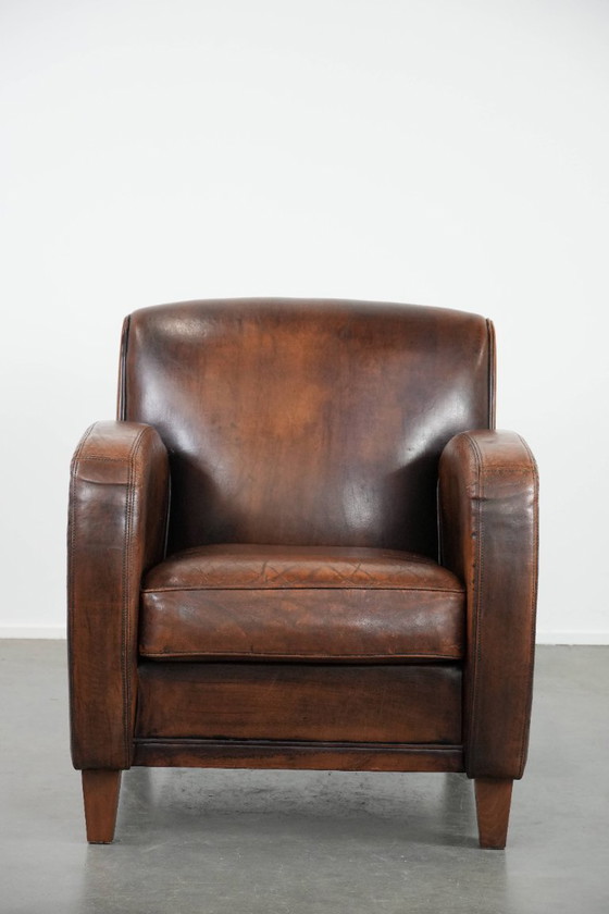 Image 1 of Vintage sheepskin armchair
