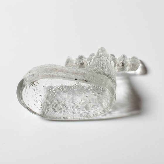 Image 1 of Vintage Pressed Glass Deer Figurine: Pavel Panek Design, Czech Bohemia