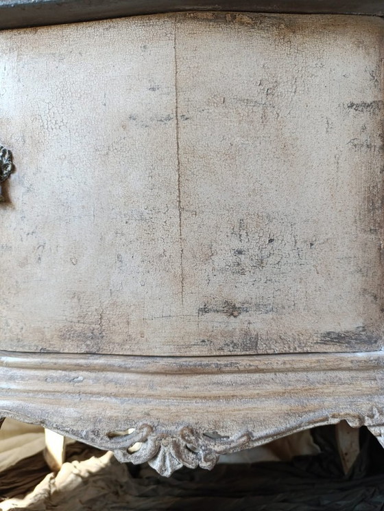 Image 1 of Chippendale style bedside table