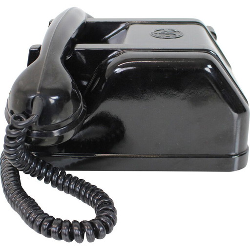 Mid-eeuwse functionele Tesla-telefoon, Tsjecho-Slowakije 1968