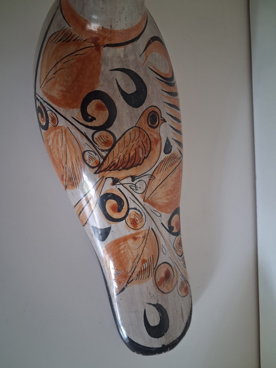 Oiseau decoratif en terre vernissée, art populaire mexicain – Objets déco, Ceramic (photo 5 of 10)