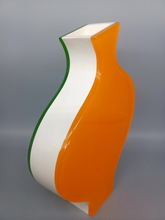 Image 1 of Paire de Vases Post-moderne en Lucite de Villeroy & Boch 1980/90