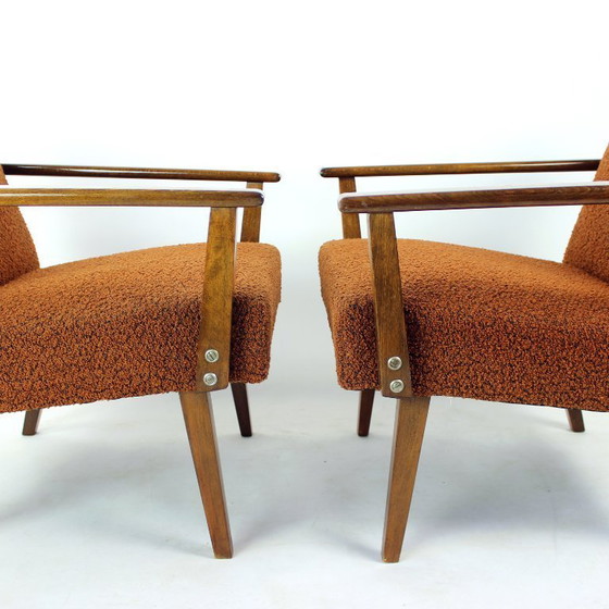 Image 1 of Par de sillones de estilo moderno de mediados de siglo, fabricados por Tatra en Checoslovaquia en la década de 1960.