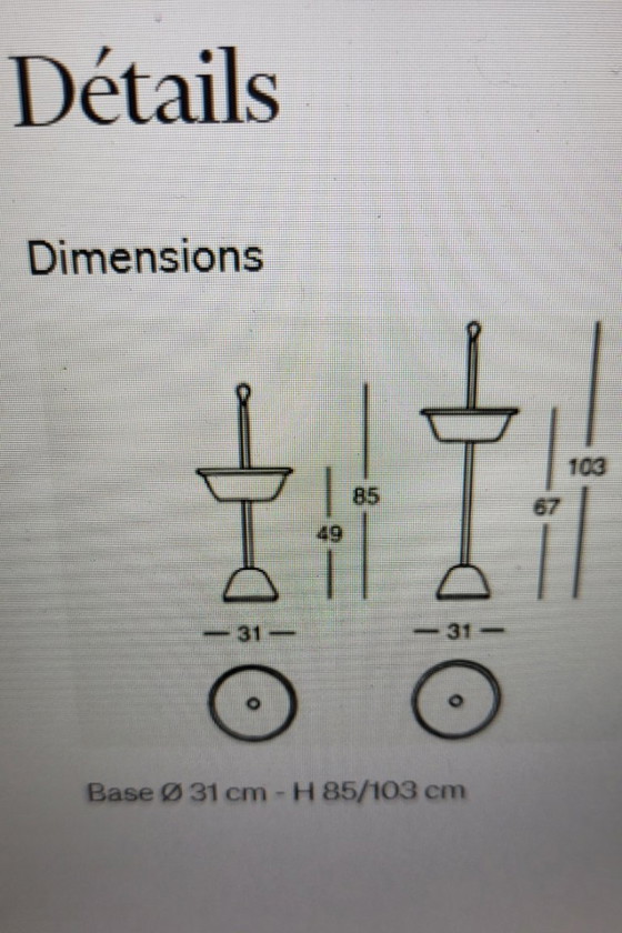 Image 1 of Posacenere Servofumo di Achille e Pier Castiglioni per Zanotta, Italia 1960