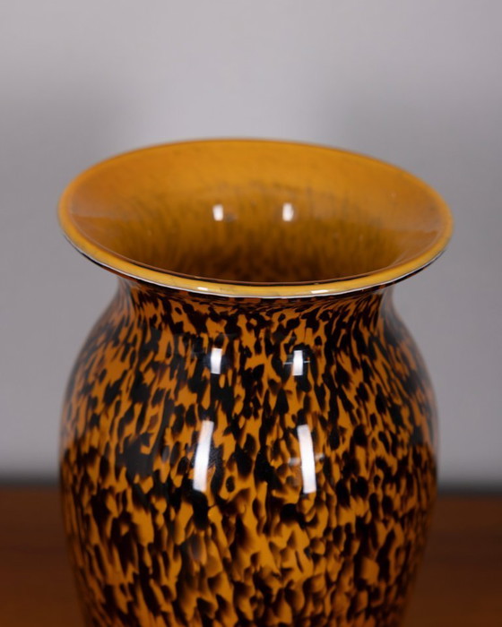 Vintage Murano Blown Glass Vase, 1980s, Italian Design (photo 4 of 6)