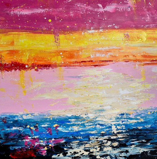 Jovan SRIJEMAC - Summer Colors in 1969 - Artist canvas