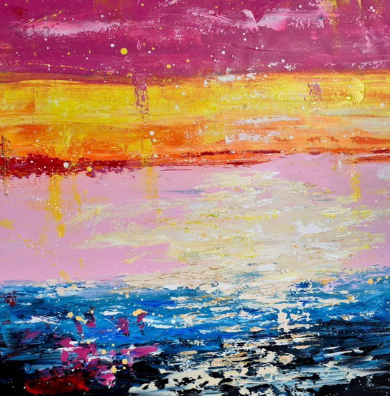 Image 1 of Jovan SRIJEMAC - Summer Colors in 1969 - Toile d'artiste