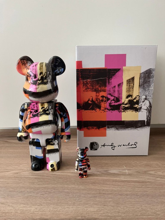 Image 1 of Bearbrick Andy Warhol Das letzte Abendmahl 100% & 400% Set