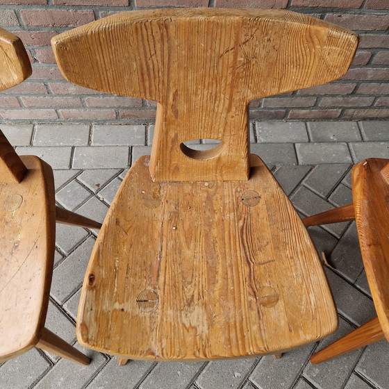 Image 1 of Jacob Kielland Brandt set of 3 x chair scandinavian 3 vintage chairs