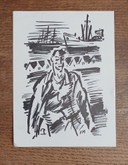 Masereel, 'Il teatro di varietà', xilografia + stampa stampata