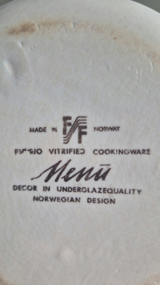 Vintage Figgjo Flint Menu Sauce Boat, 1960s Norwegian Design, Crockery, Ceramic, White (photo 4 of 5)
