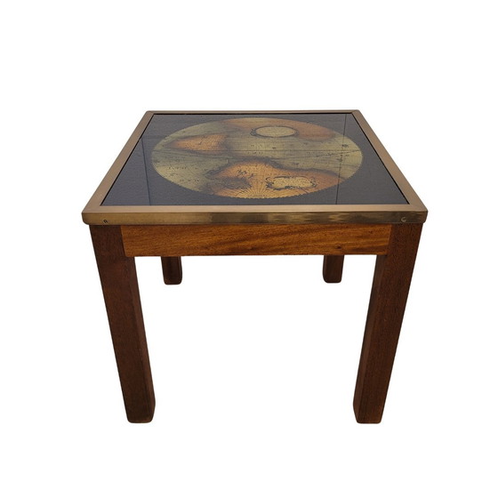 Image 1 of Mesa Auxiliar / Coffee Table “Mapa / Globo Terráqueo”, Maison Jansen, 1970 – Francia