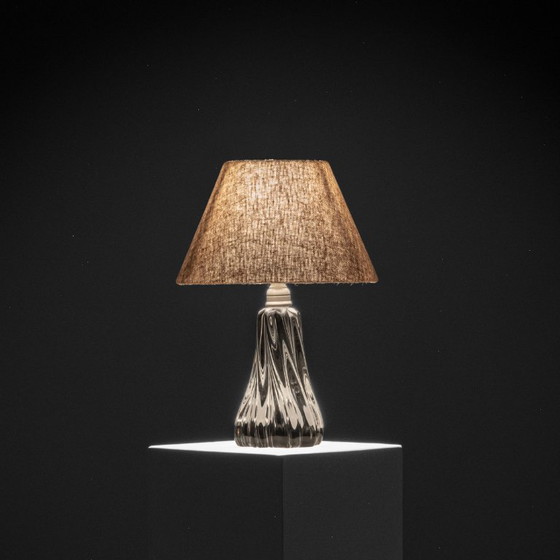 Lámpara de mesa de cristal retorcido de Baccarat, Francia, década de 1960. – Lámparas de mesa, Crystal (photo 2 of 6)