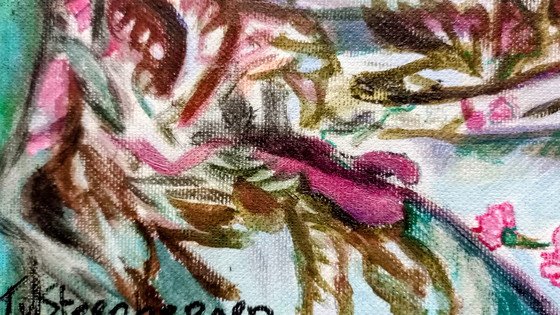 Image 1 of T. van Steenbergen Ragazza con scialle 20 x 30 cm