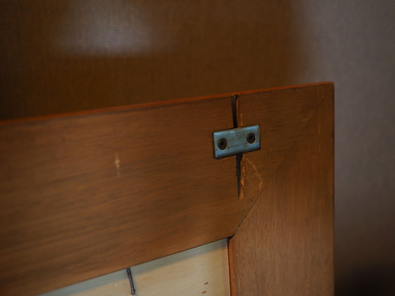 Image 1 of Mirror in Mahogany Frame, Italian Design, 1970s, Production: Italy