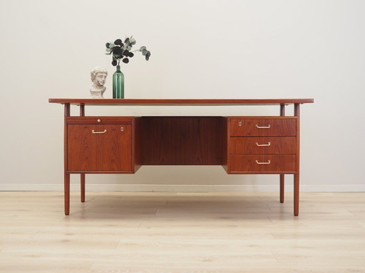 Bureau en teck, design danois, années 1970, production : Danemark