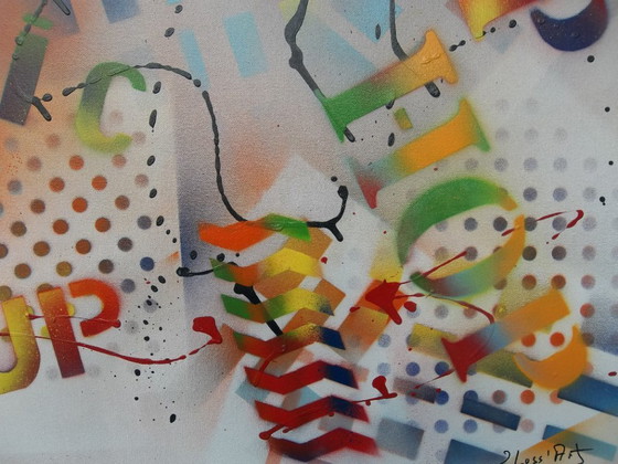 Image 1 of LOCATION - painting by 2Luss'Art - size 140 x 55 - Free delivery -