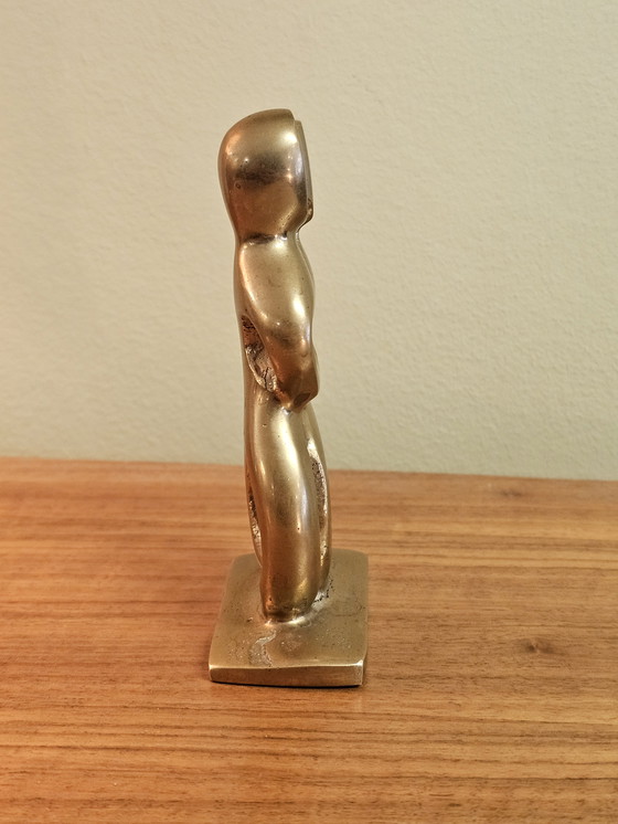 Image 1 of Coppia di cicladi in ottone massiccio vintage da uomo