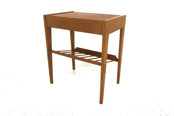 Scandinavisch Teak Nachtkastje, Zweden, 1960, Metaal, Scandinavian (foto 5 van 6)