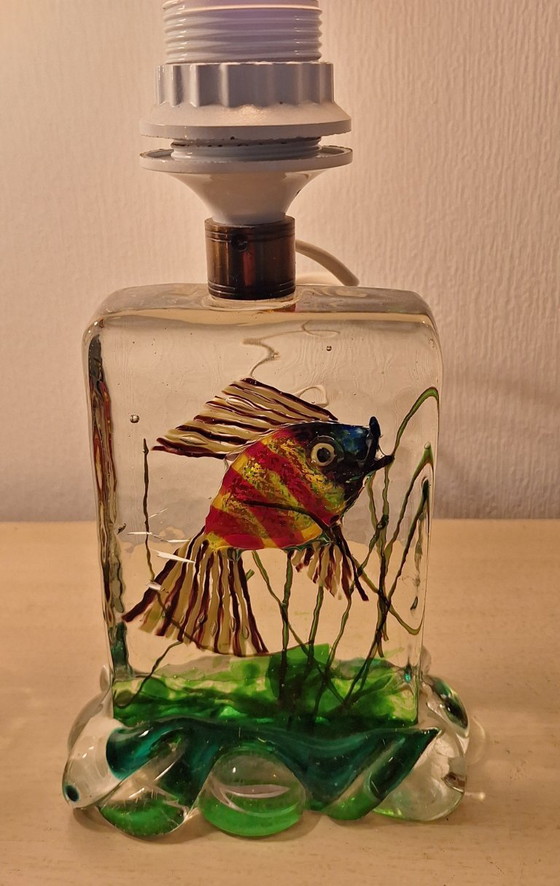 3 x Tischlampe Murano Glas Alfredo Barbini 1970 – Tischlampen (photo 4 of 8)
