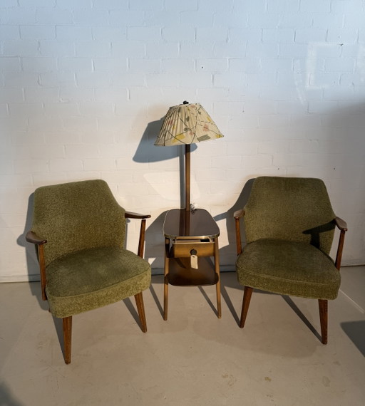 Fauteuils vintage – Wood, Textile