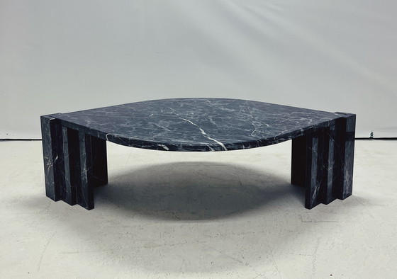 Image 1 of Teardrop Coffee Table in Solid Marble