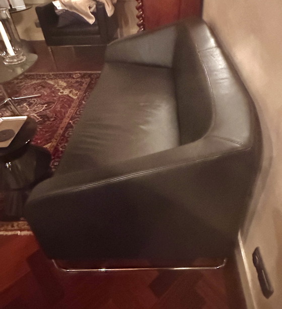 Image 1 of Divano 2 posti ARTIFORT nero in perfette condizioni