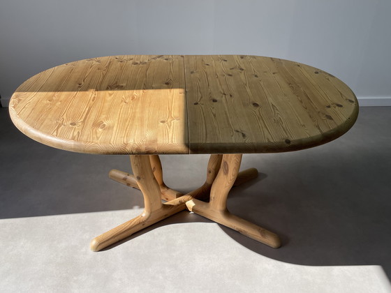 Image 1 of Extendable Scandinavian table in the style of Rainer Daumiller, Dyrlund, 1980s
