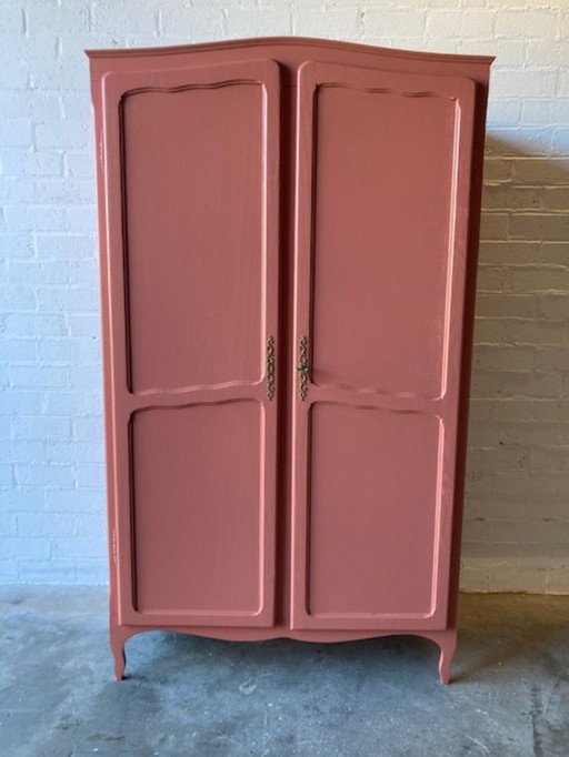 Vintage antique girls' wardrobe, restyled wardrobe