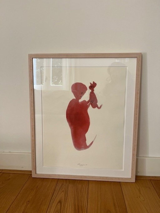 Johan Claassen Lithograph Cat 1998
