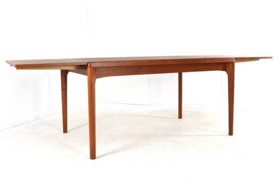 Image 1 of Henning Kjaernulf for Vejle extendable dining table Danish vintage