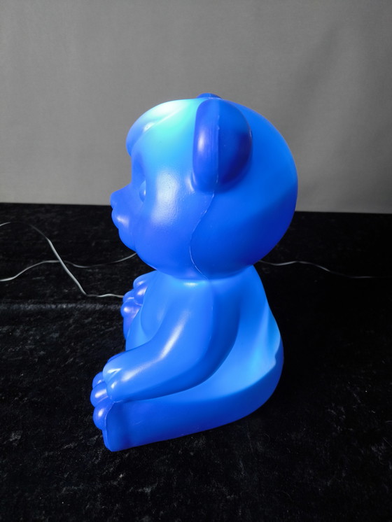 Image 1 of Lampe de table vintage ours en plastique