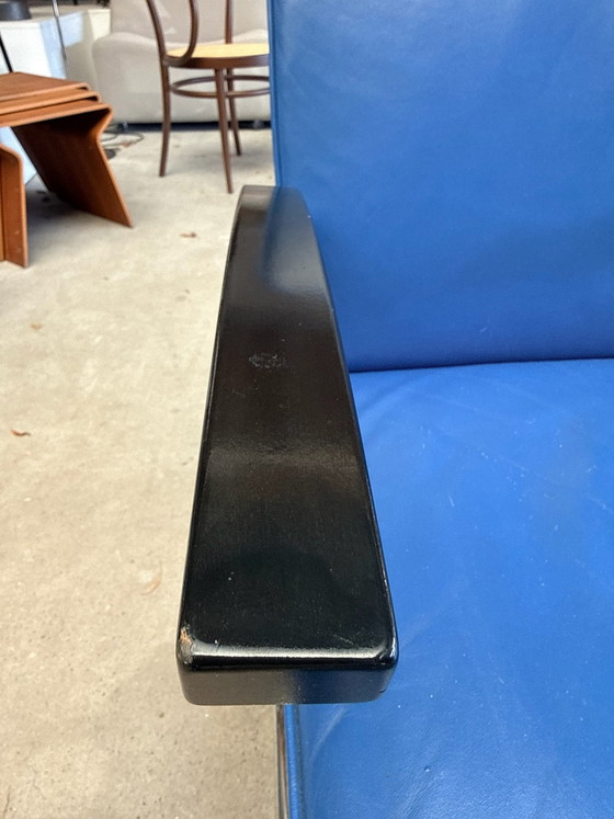 Poltrona Thonet S 411 (disponibilità: 2), Poltrone, Pelle, Metallo, Nero (foto 9 di 15)