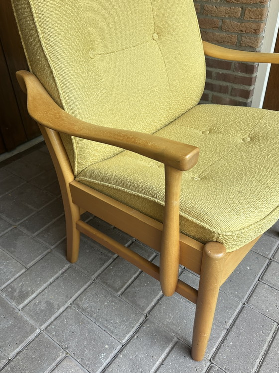 2 verschillende Farstrup Møbler stoelen met quality inspection in 1998 – Verstelbare relaxstoel, Wood (photo 13 of 13)