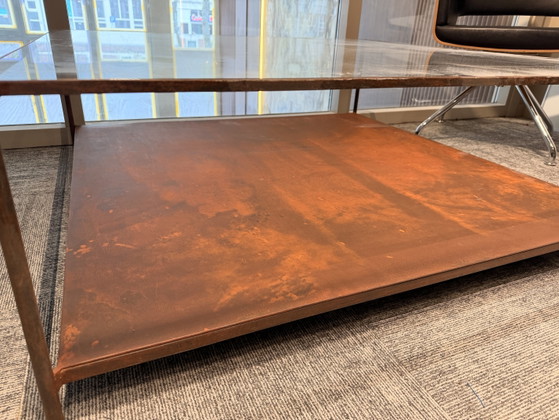 Image 1 of Designer coffee table – Vintage – 120x120 cm